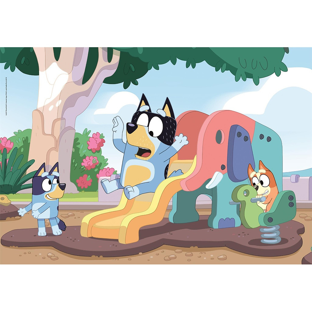 Bluey Playground 104-osaline Clementoni pusle – detailvaade 2