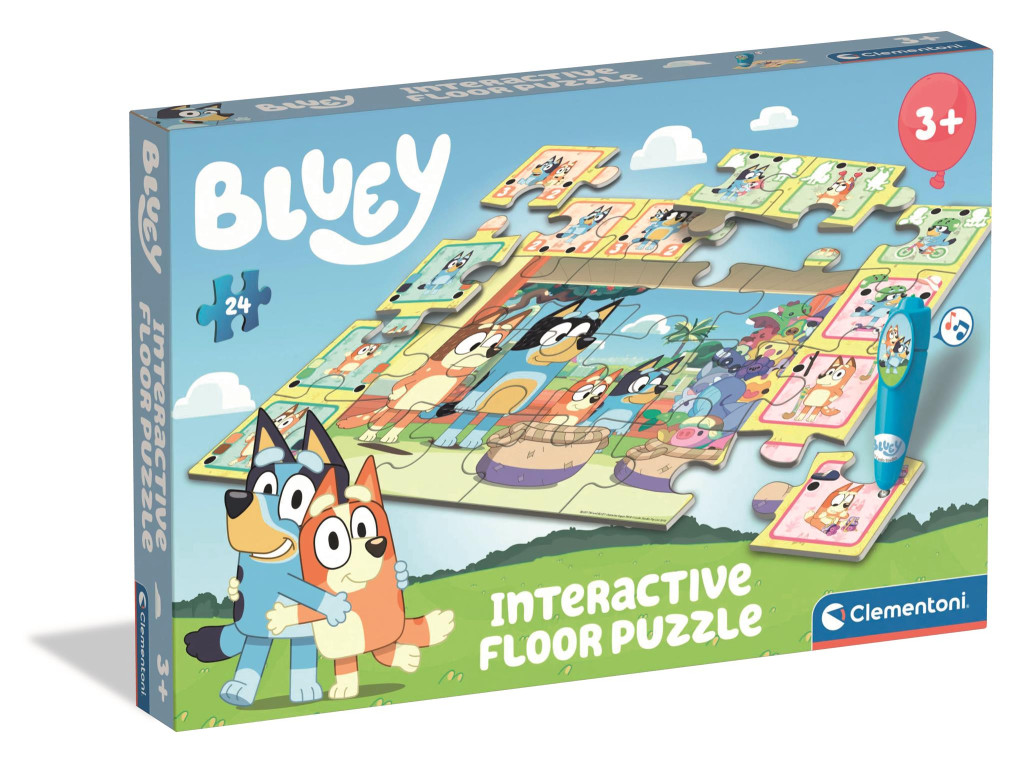 Bluey Playtime interactive 24-osaline pusle Clementoni – tootepilt
