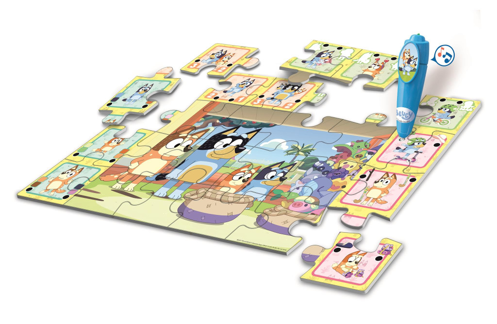 Bluey Playtime interactive 24-osaline pusle Clementoni – detailvaade 2