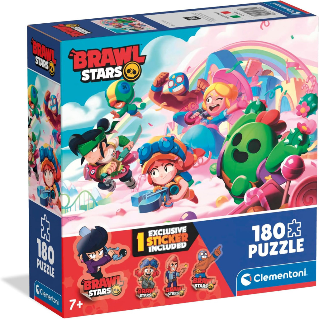 Brawl Stars Rainbow 180-osaline Clementoni pusle – tootepilt