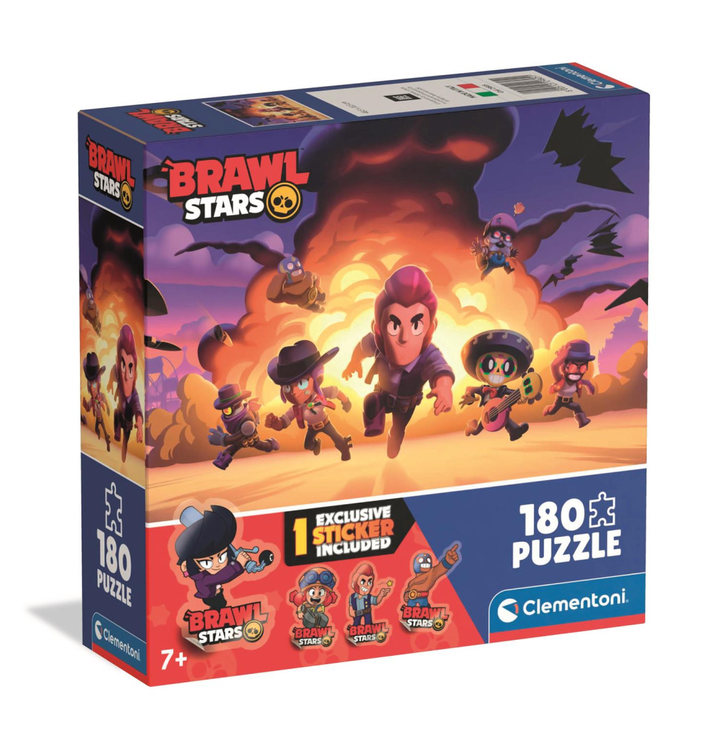 Brawl Stars Wild Escape Clementoni 180-osaline pusle – tootepilt