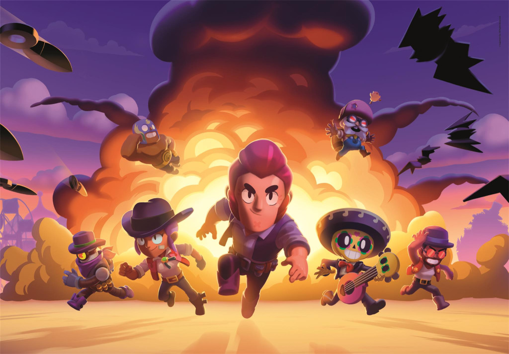 Brawl Stars Wild Escape Clementoni 180-osaline pusle – detailvaade 2