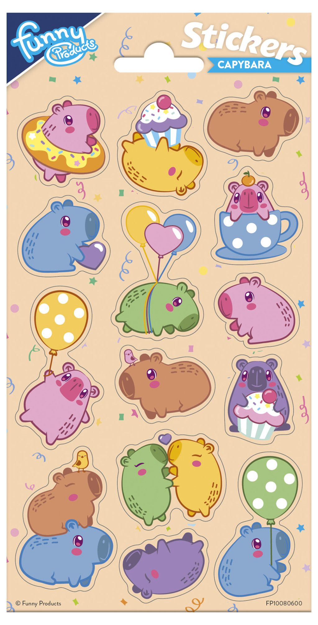 Capybara Balloon kleeps – tootepilt