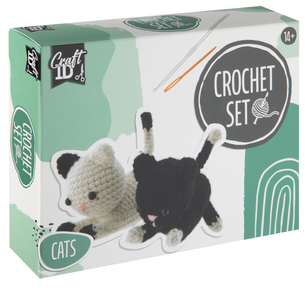 Cat Craft creative crochet set, 2-osaline – tootepilt