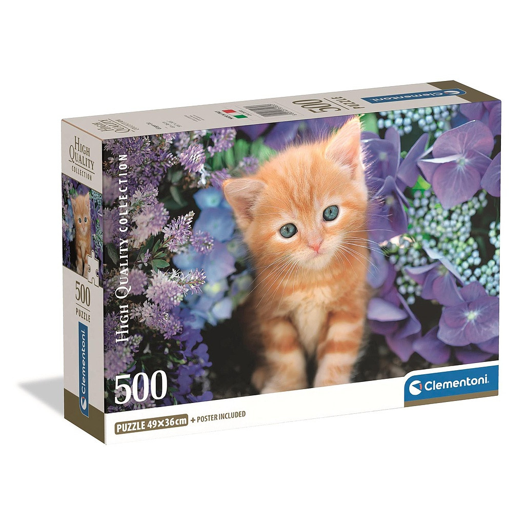 Cat Ginger 500-osaline Compact pusle Clementoni – tootepilt