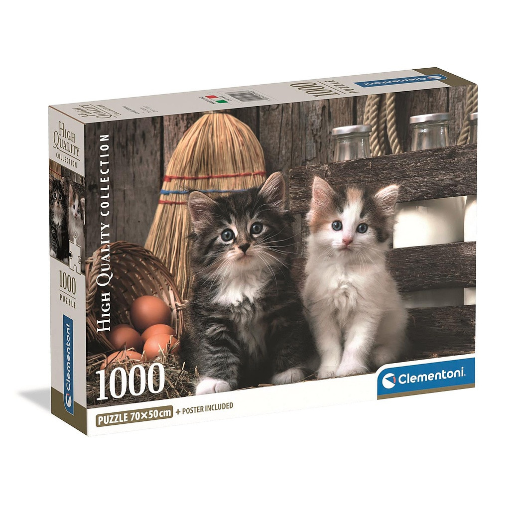 Cat Lovely 1000-osaline Compact pusle Clementoni – tootepilt