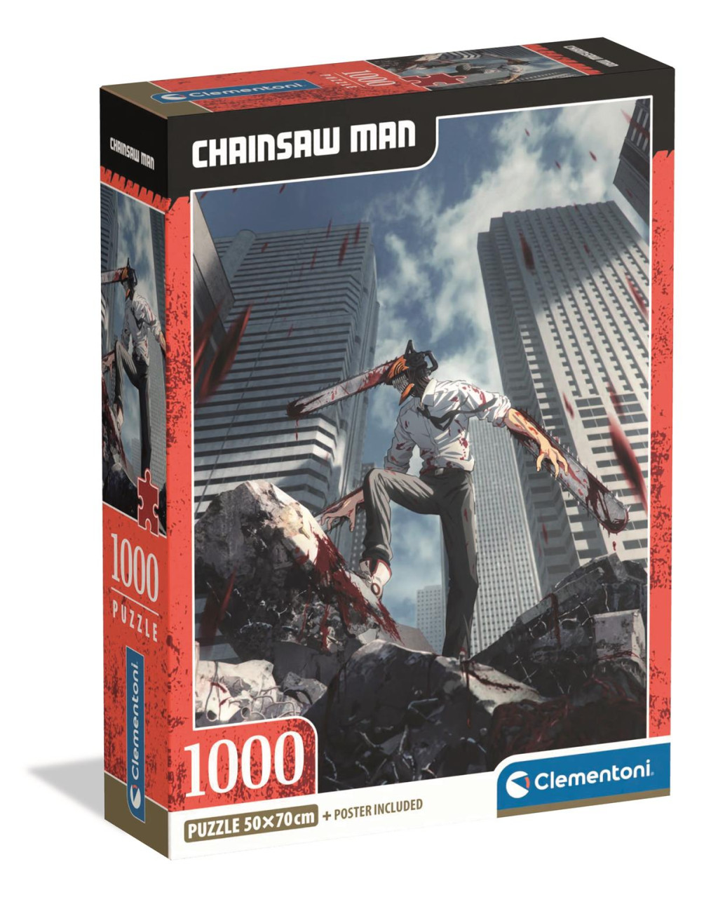 Chainsaw Man Bloody 1000-osaline pusle Clementoni – tootepilt