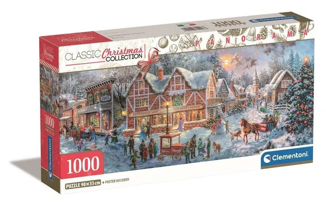 Christmas Getting Ready 1000-osaline panoraampusle Clementoni – tootepilt