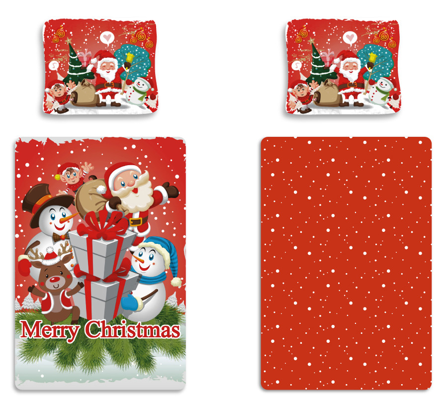 Christmas Merry Christmas, tekikott 140x200cm, 70x90 cm – tootepilt