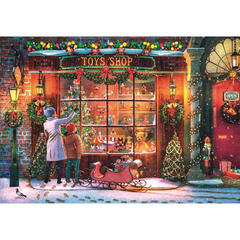 Christmas Old Toy Shop i 500-osaline Clementoni pusle – detailvaade 2