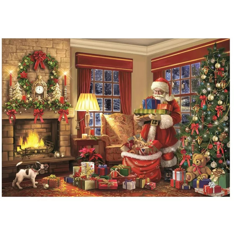 Christmas Santa's Visit 1000-osaline pusle Clementoni – detailvaade 2