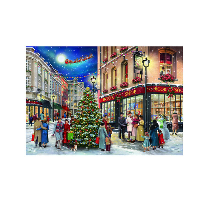 Christmas Stroll i 1000-osaline pusle Clementoni – detailvaade 2