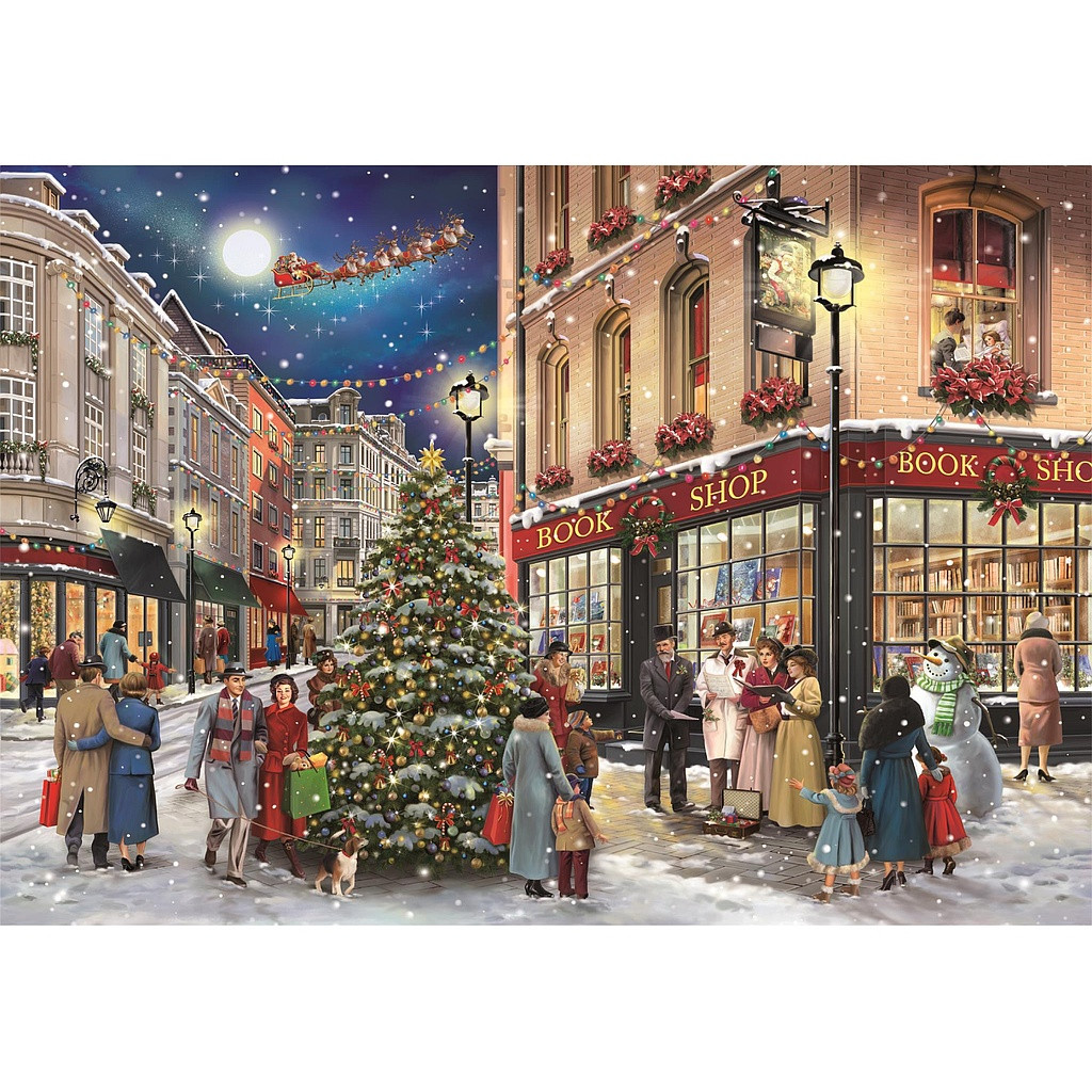Christmas Stroll i 1000-osaline pusle Clementoni – detailvaade 2