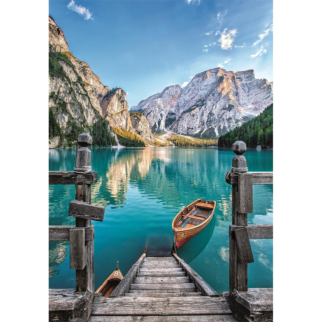 Cities Braies Lake Italy 500-osaline pusle Clementoni – detailvaade 2