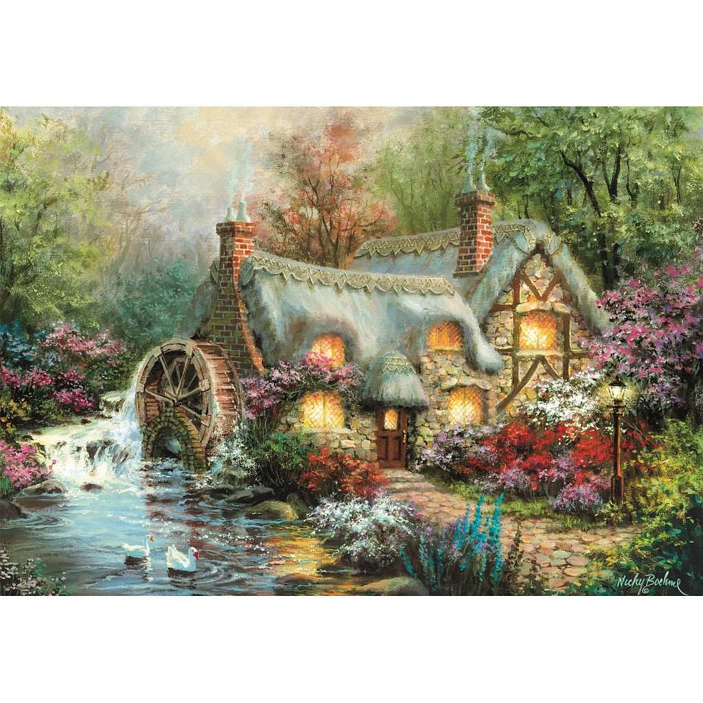 Cities Countryside Countryside 1500-osaline Compact pusle Clementoni – detailvaade 2