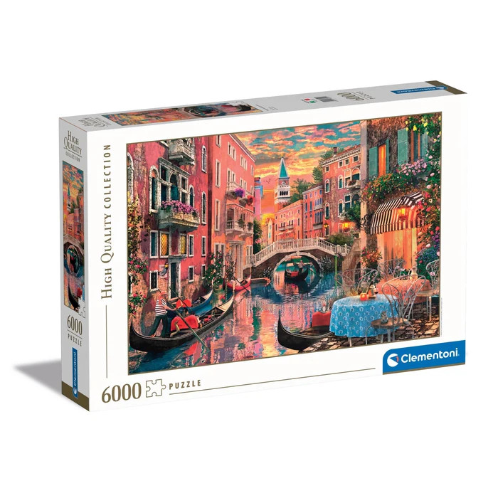 Cities Evening Sunset Venice 6000-osaline pusle Clementoni – tootepilt