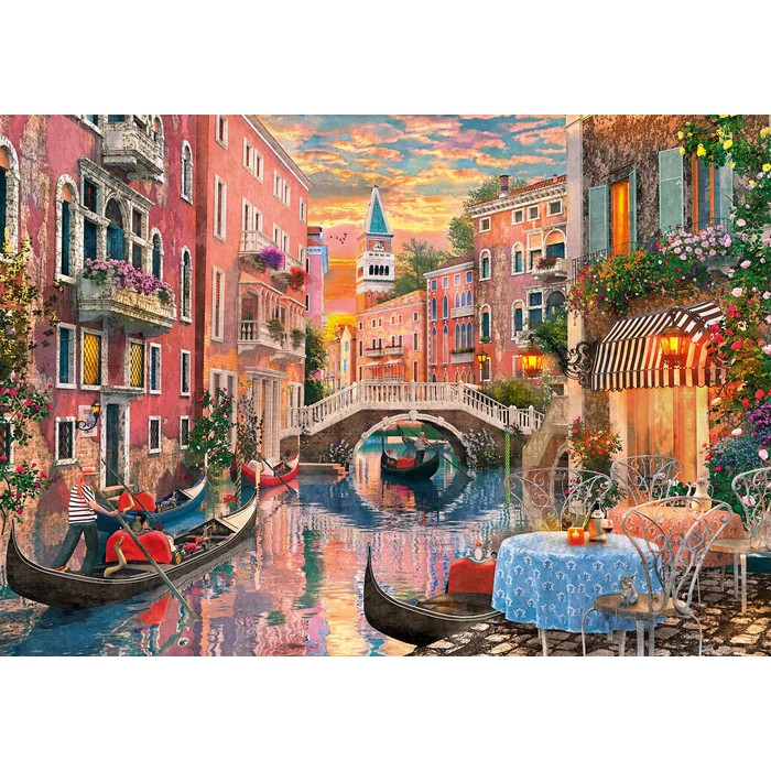 Cities Evening Sunset Venice 6000-osaline pusle Clementoni – detailvaade 2