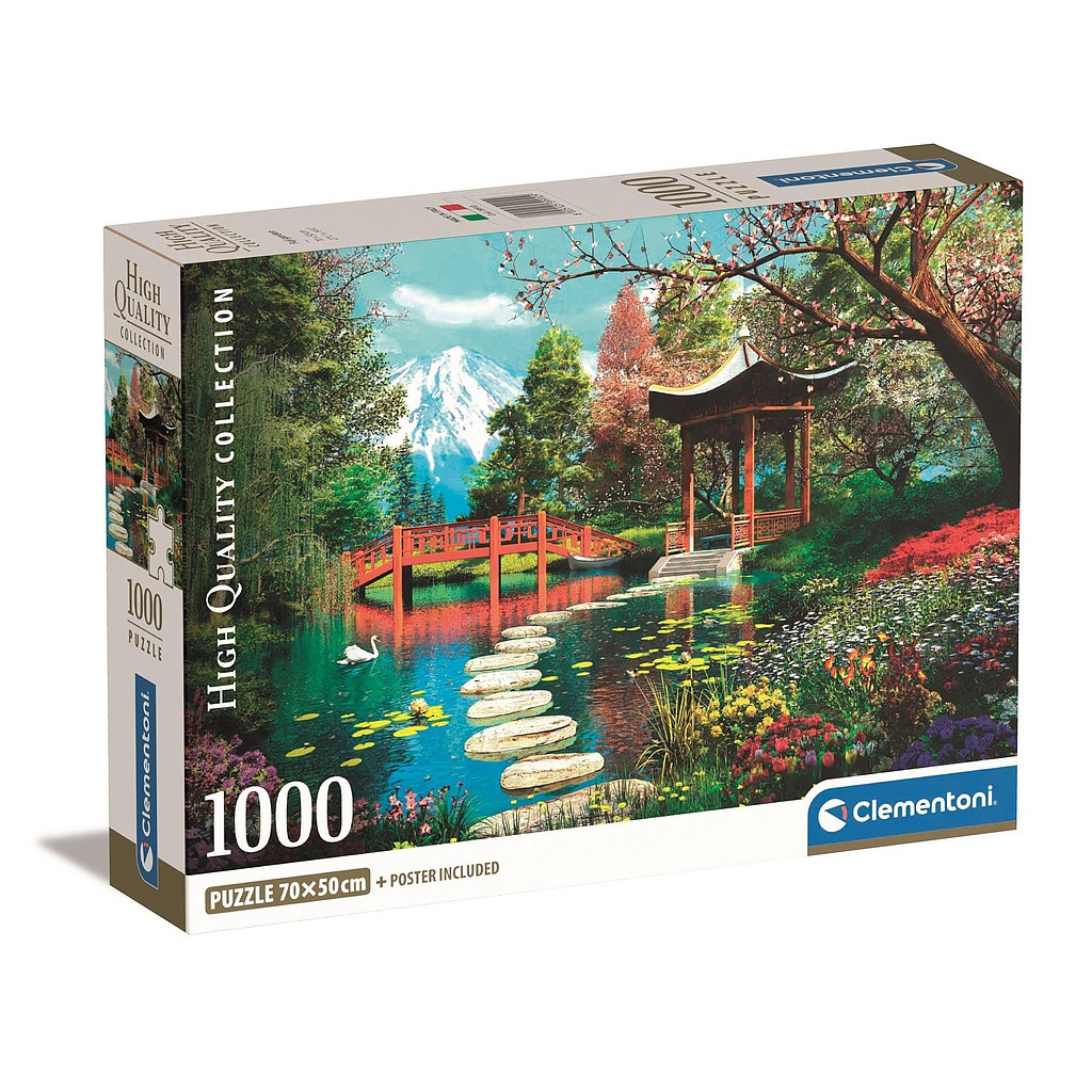 Cities Gardens of Fuji Japanese 1000-osaline Compact pusle Clementoni – tootepilt