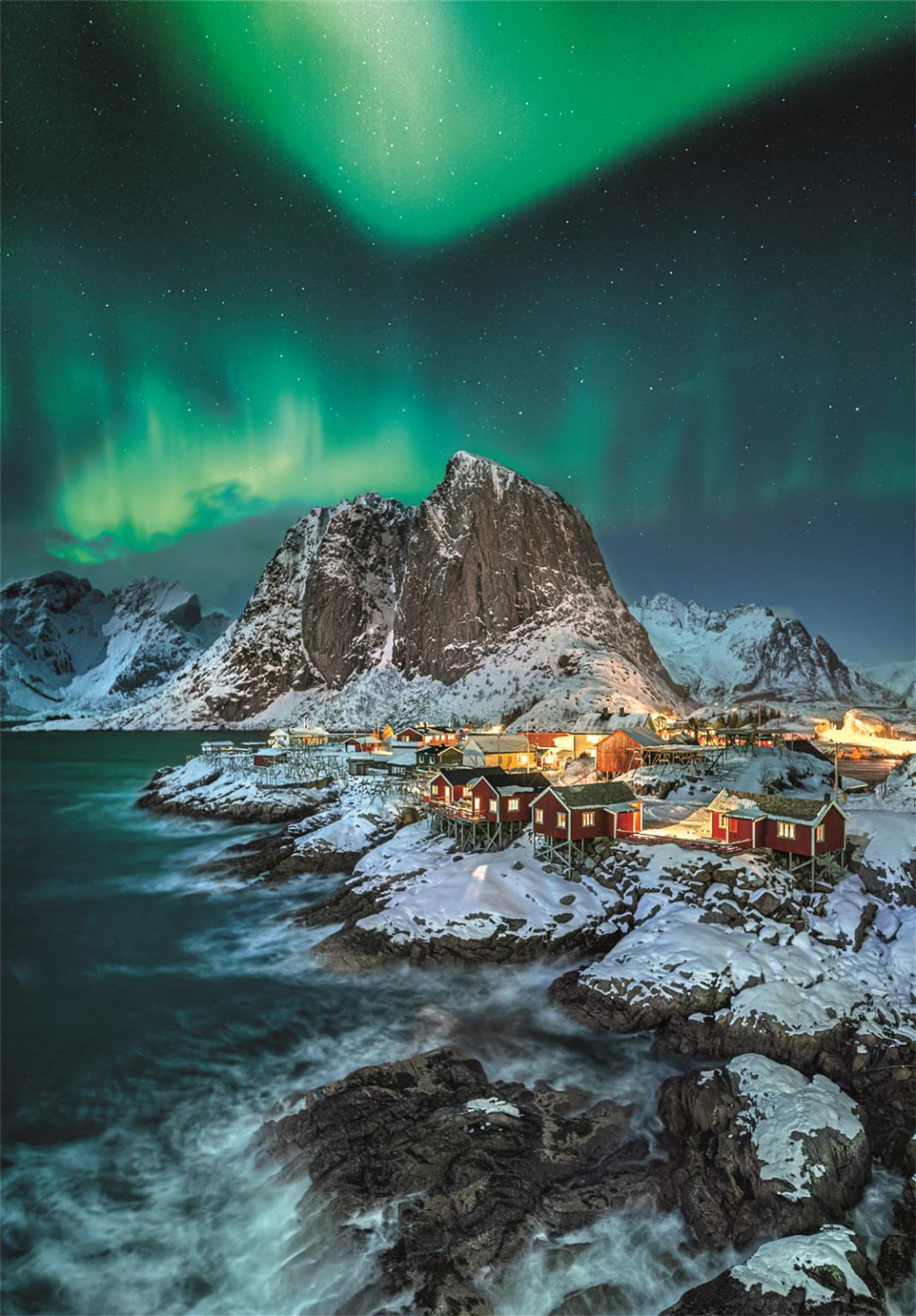 Cities Lofoten Norway 1000-osaline Compact pusle Clementoni – detailvaade 2