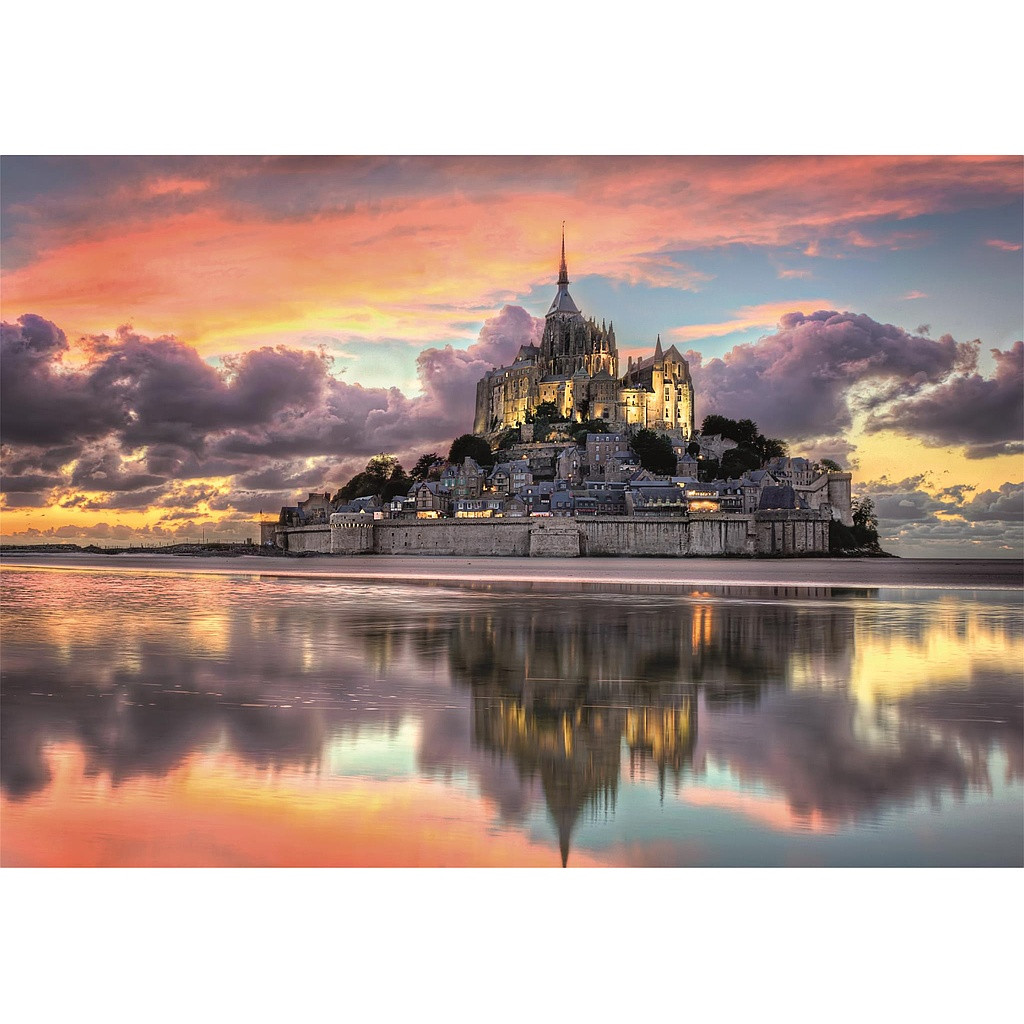 Cities Mont-Saint Michel France 1000-osaline Compact pusle Clementoni – detailvaade 2