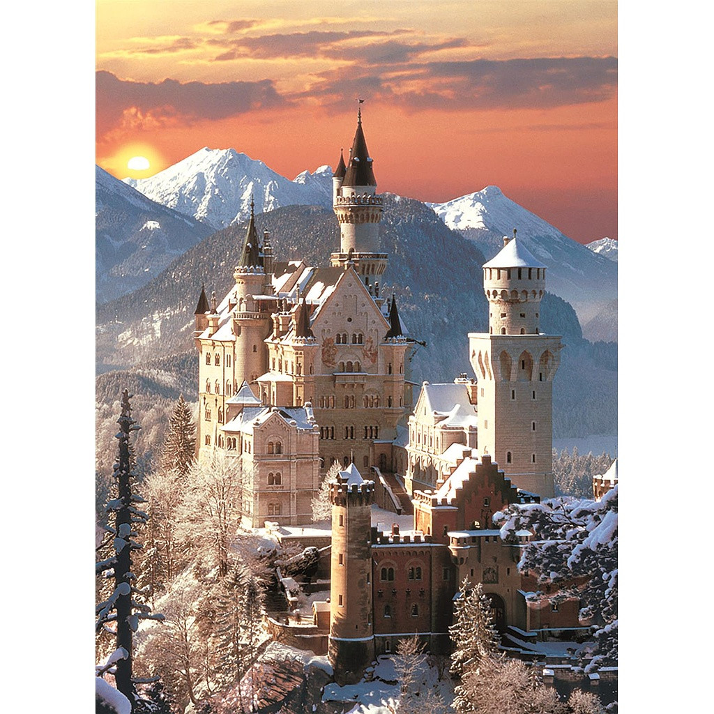 Cities Neuschwantein Germany 1500-osaline Compact pusle Clementoni – detailvaade 2