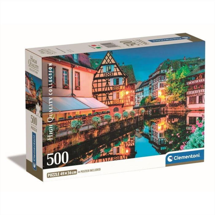 Cities Old Town Strasbourg 500-osaline pusle Clementoni – tootepilt