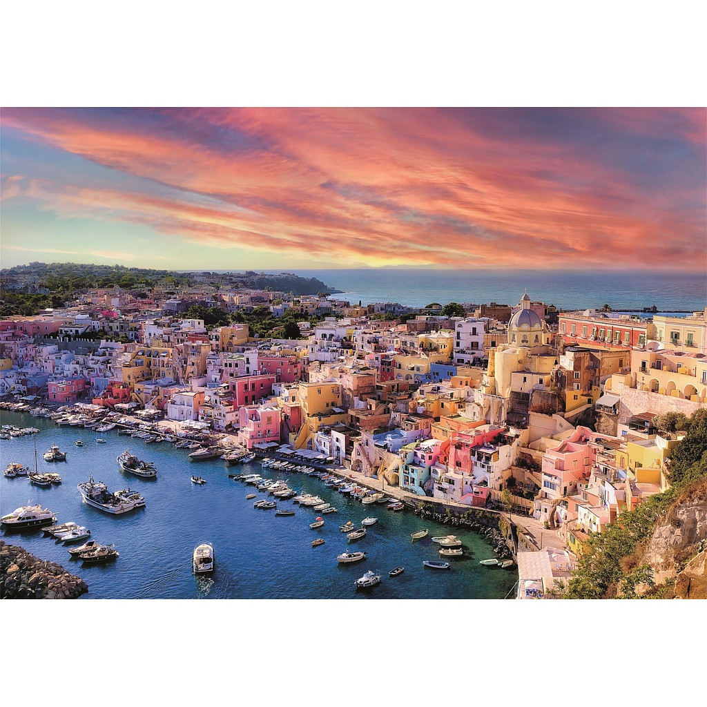 Cities Procida Island Italy 1500-osaline Compact pusle Clementoni – detailvaade 2
