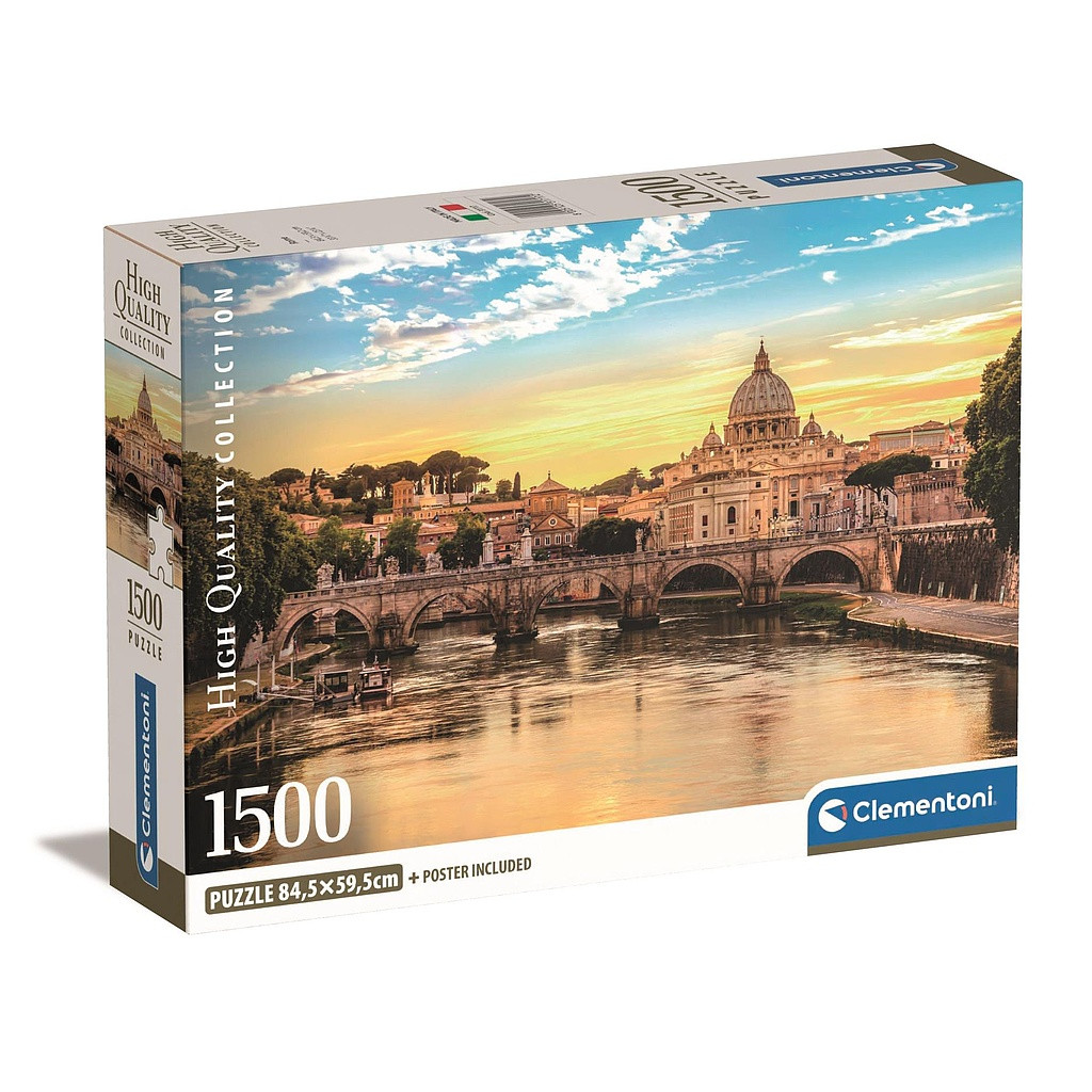 Cities Rome Italy 1500-osaline Compact pusle Clementoni – tootepilt