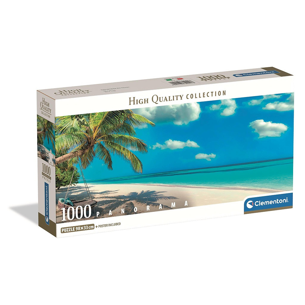 Cities Swinging Seaside 1000-osaline panoramic Compact pusle Clementoni – tootepilt