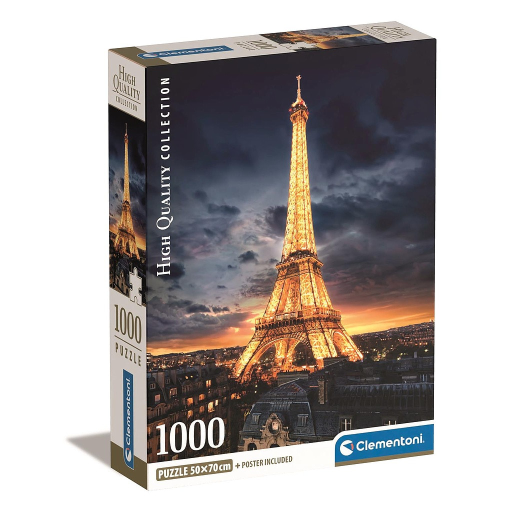 Cities Tour Paris 1000-osaline pusle Clementoni – tootepilt
