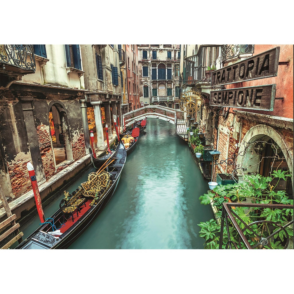 Cities Venice Canal Italy 1000-osaline pusle Clementoni – detailvaade 2