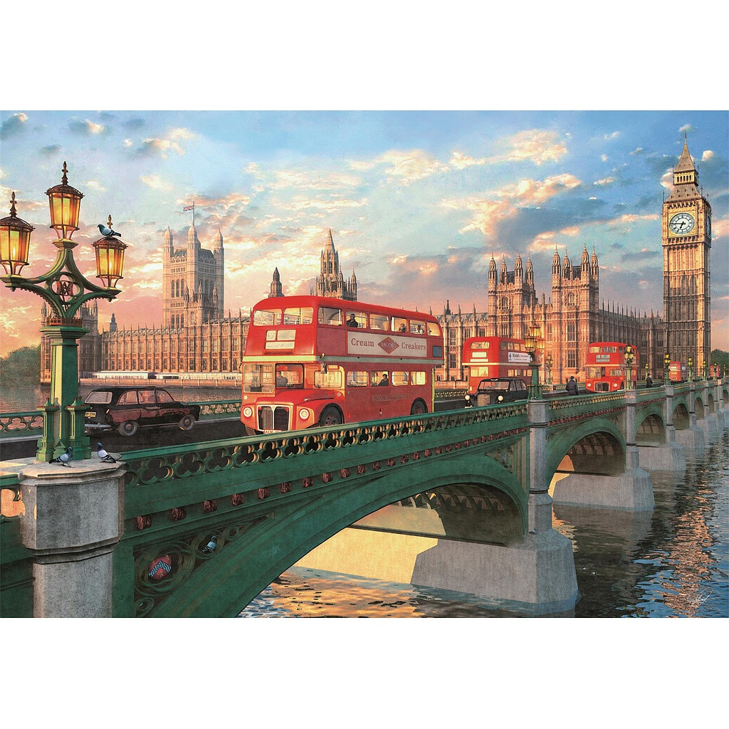 Cities Westminster Bridge London 500-osaline Compact pusle Clementoni – detailvaade 2