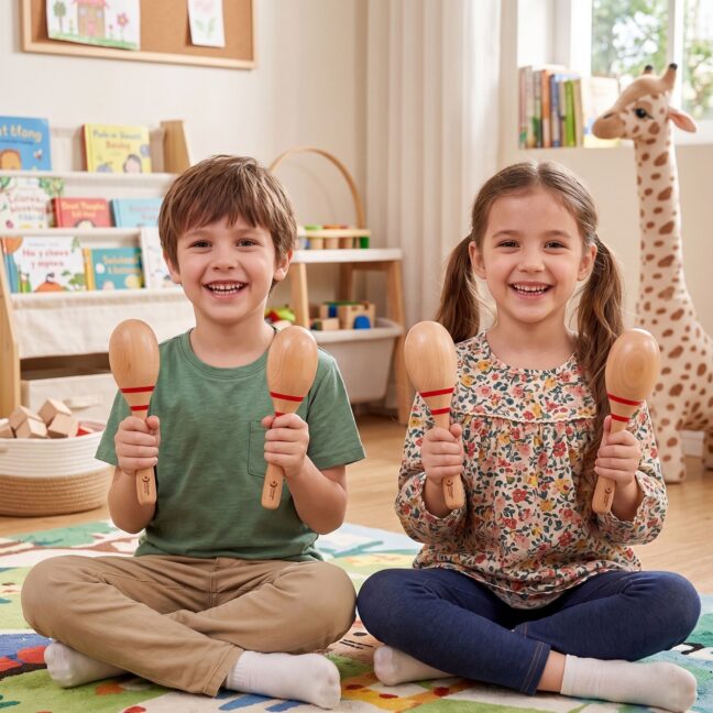 edu maracas muusikainstrument mäng – detailvaade