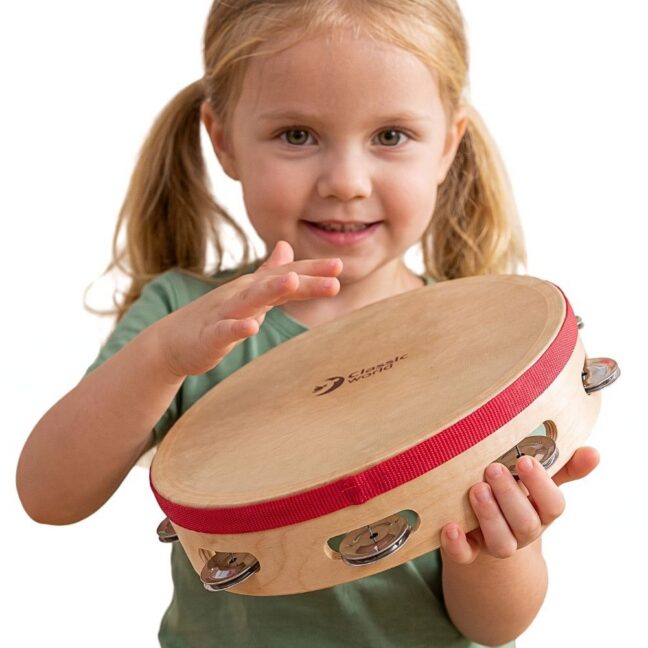 edu muusikainstrument tambourine cm – detailvaade