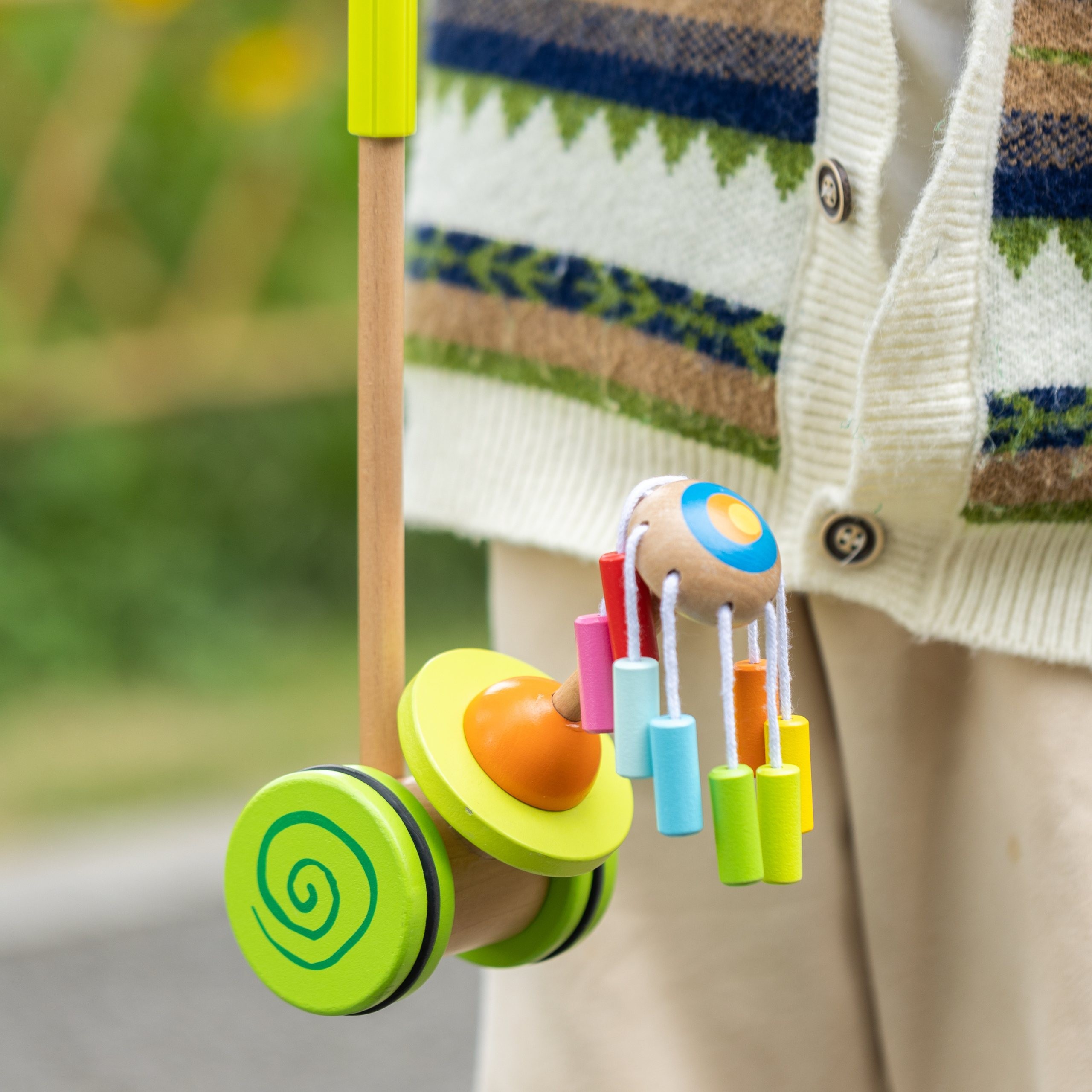 lükatav stick carousel mäng – detailvaade