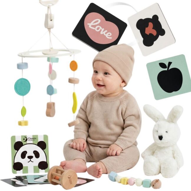 beebi gift karp dušš – Beebi Gift karp beebi dušš Teether Cuddly mänguasi