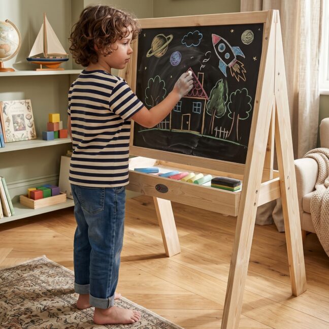 edu chalkboard mäng lapsele – detailvaade