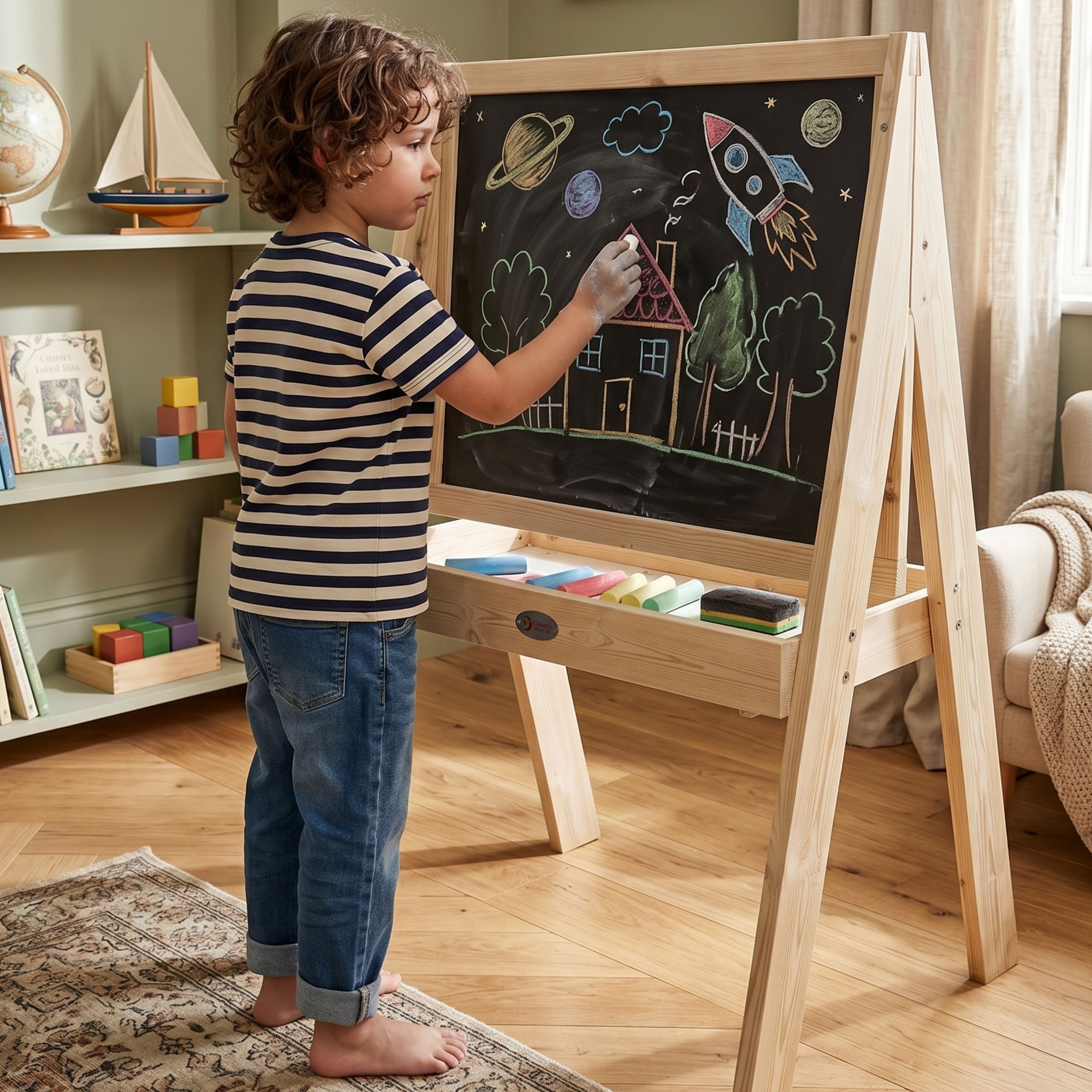 edu chalkboard mäng lapsele – detailvaade