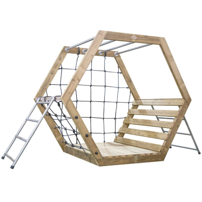edu mänguväljak suur hexagonal – EDU puidust mänguväljak suur Hexagonal ronimine komplekt