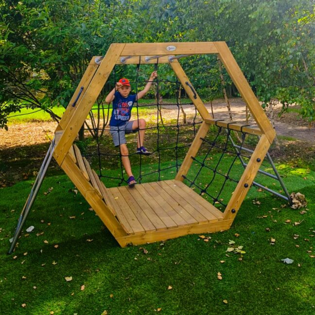 edu mänguväljak suur hexagonal – detailvaade