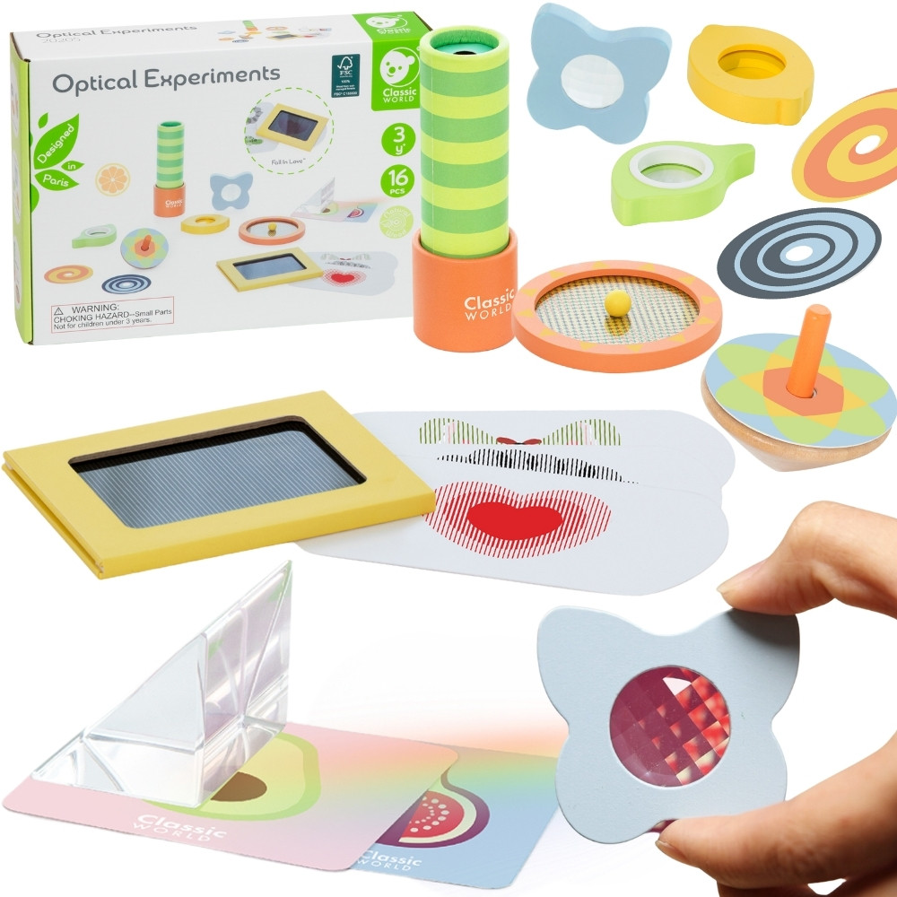 optical experiments sensoorne senses – Optical Experiments sensoorne komplekt Senses ronging 16 tk