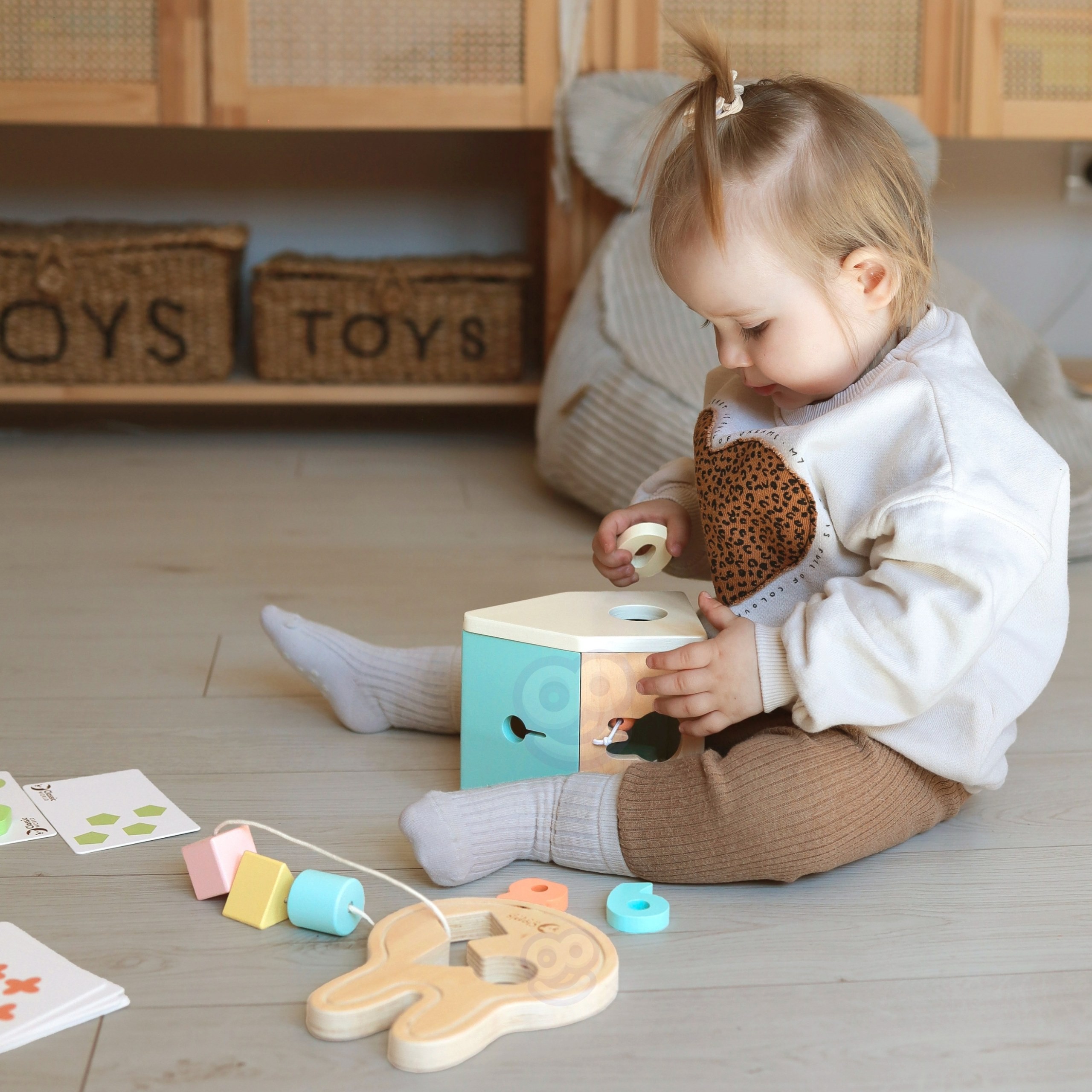 pastel beebi karp esimene – detailvaade