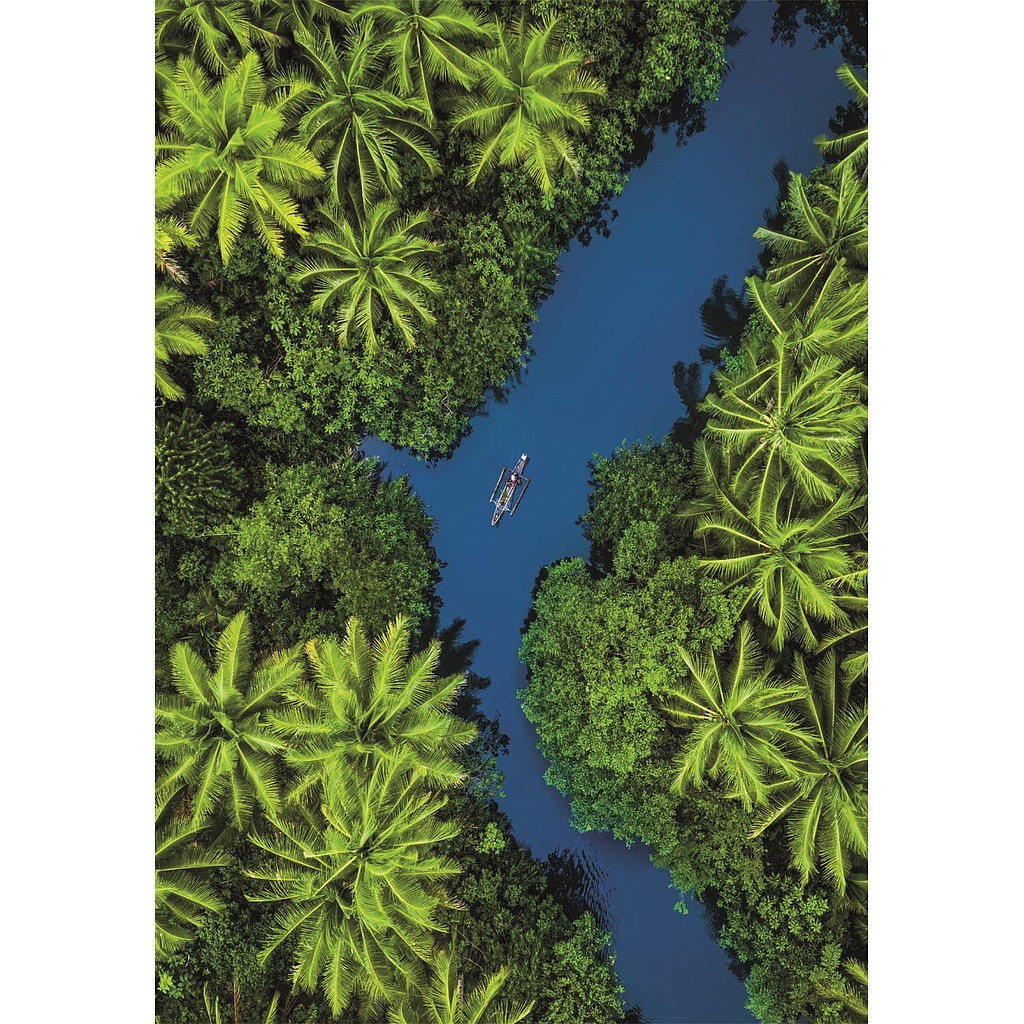 Colour Aerial View Tropical River 500-osaline Compact pusle Clementoni – detailvaade 2