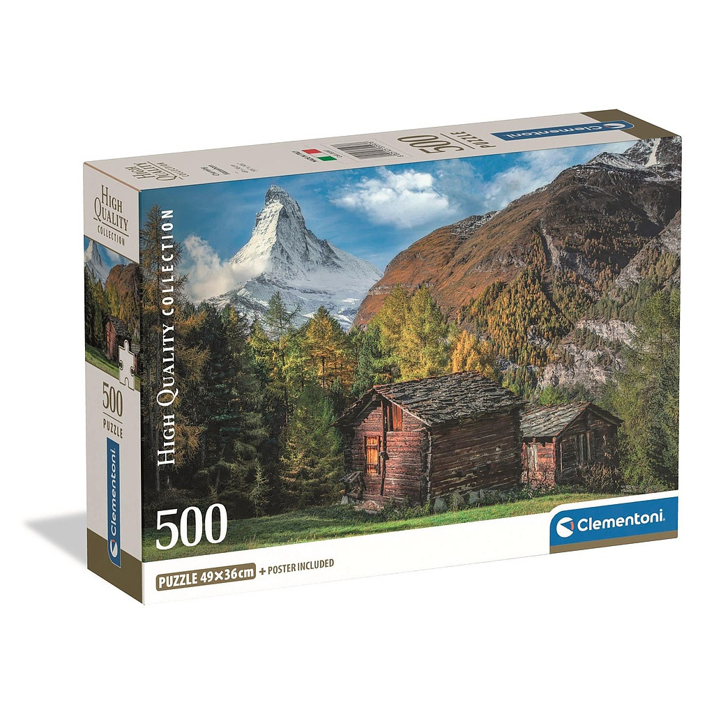 Colour Charming Matterhorn Mountain 500-osaline Compact pusle Clementoni – tootepilt