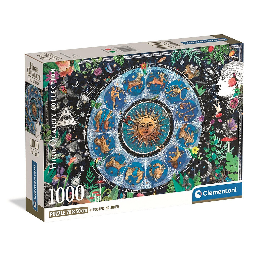 Colour Chart Astrology 1000-osaline Compact pusle Clementoni – tootepilt