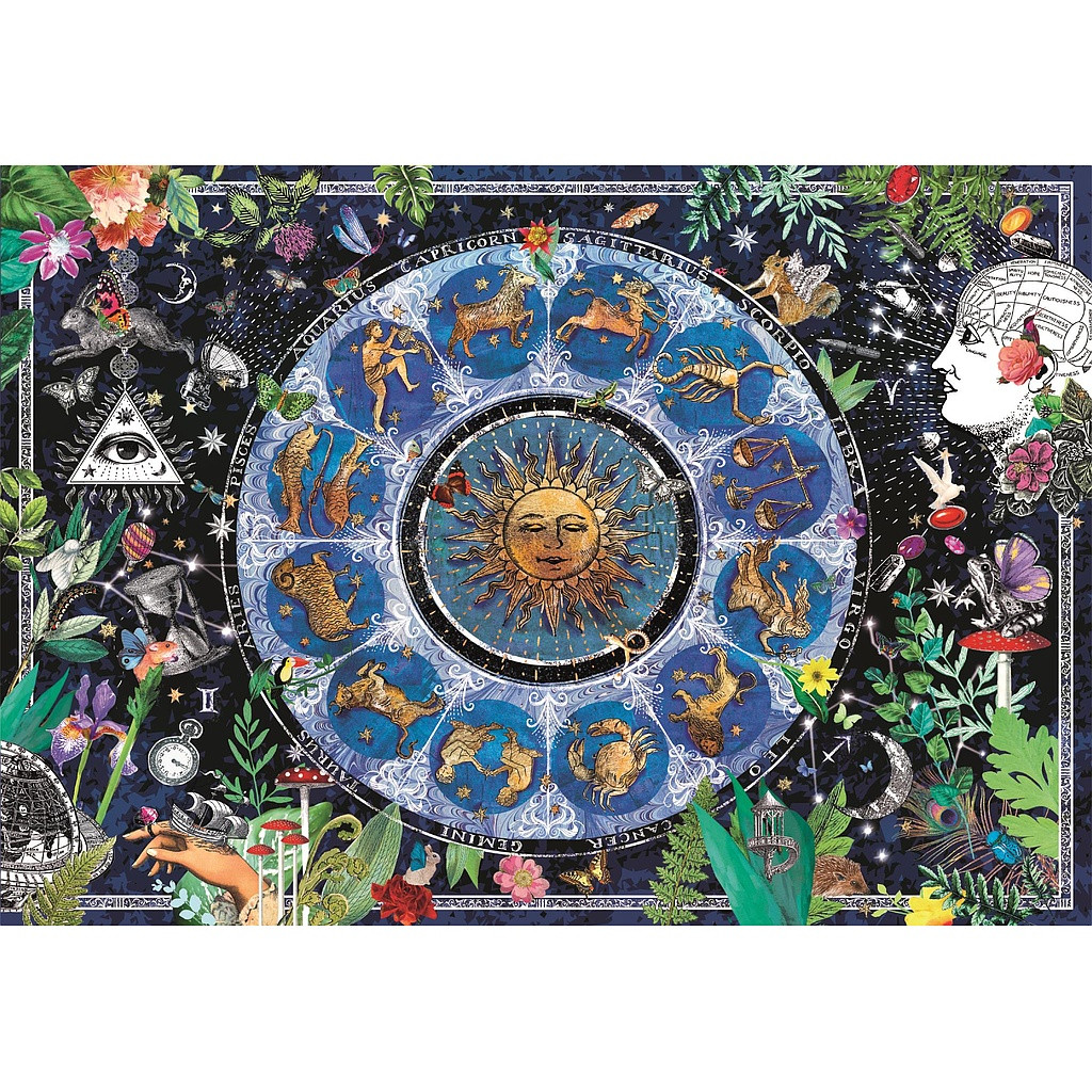 Colour Chart Astrology 1000-osaline Compact pusle Clementoni – detailvaade 2