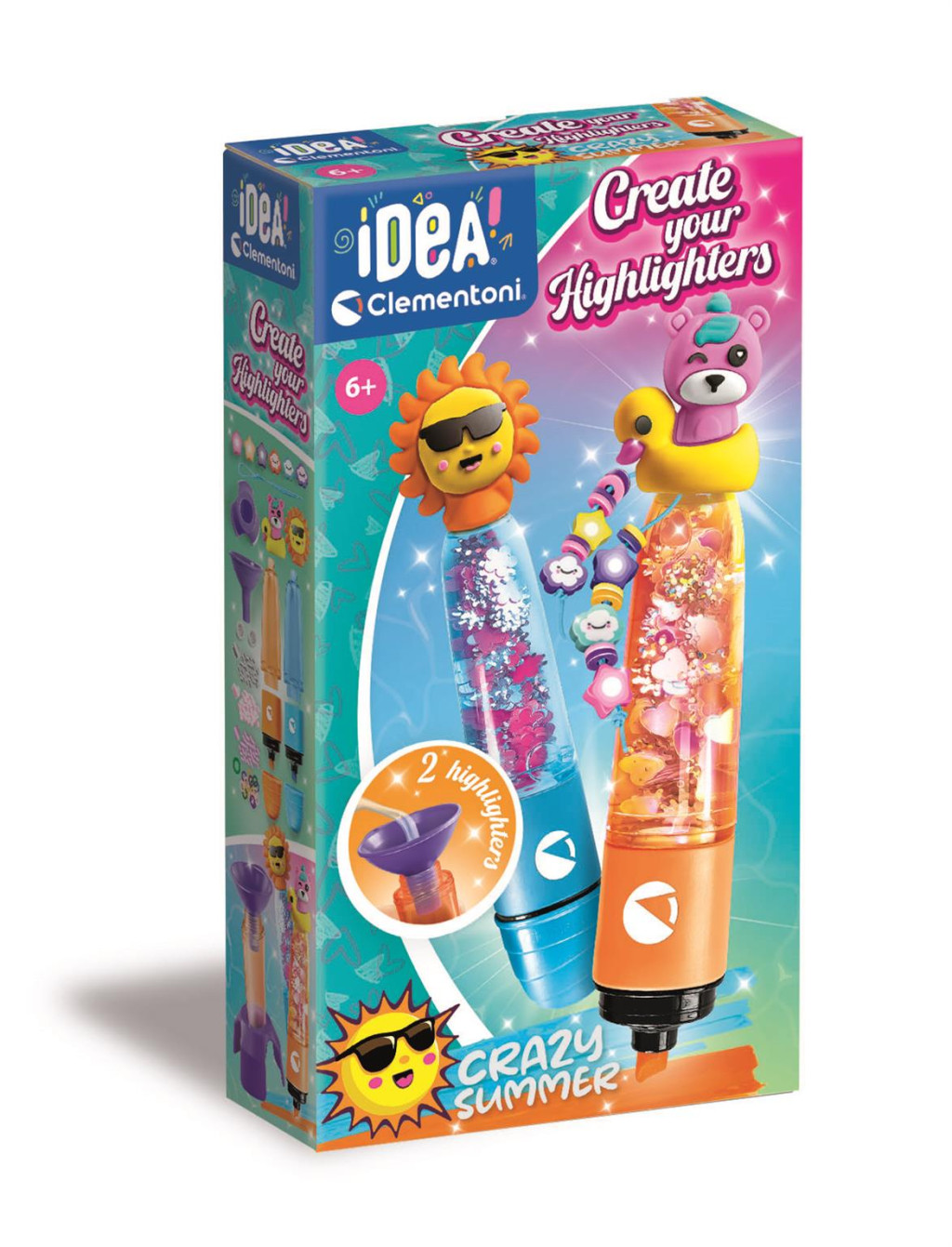 Colour Crazy Summer Clementoni markerite valmistamise komplekt – tootepilt