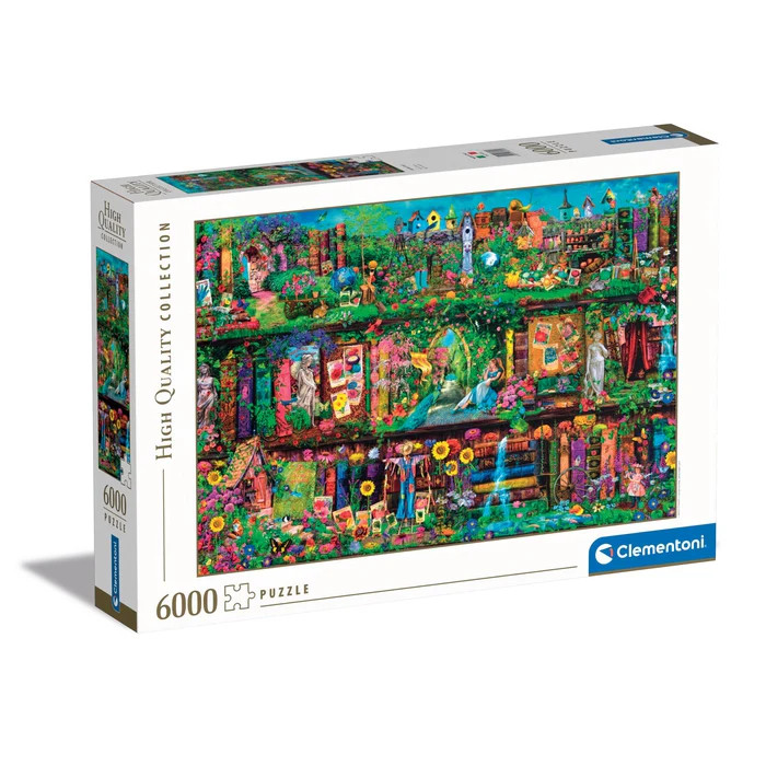 Colour Garden Bookshelf 6000-osaline pusle Clementoni – tootepilt