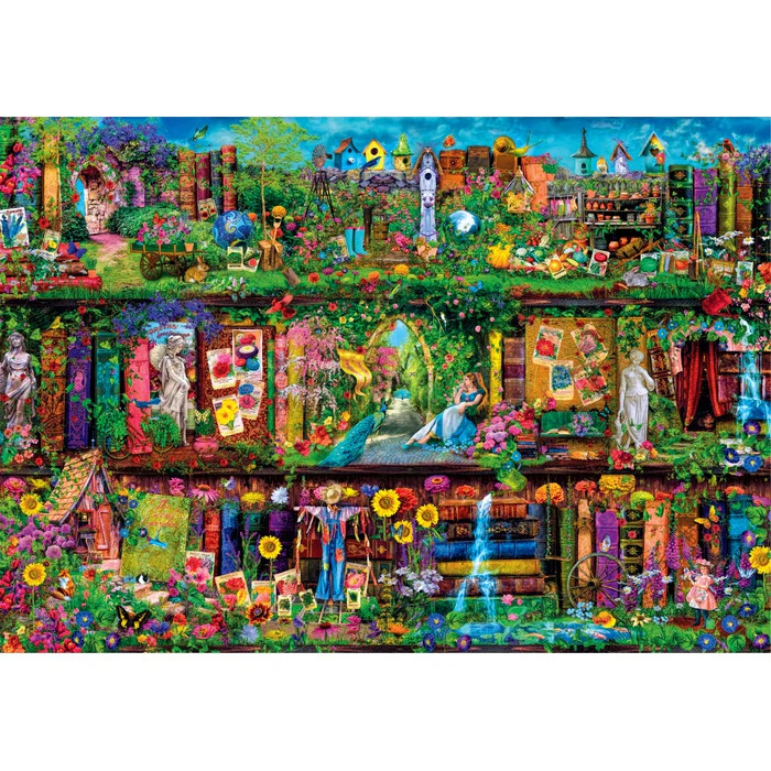 Colour Garden Bookshelf 6000-osaline pusle Clementoni – detailvaade 2