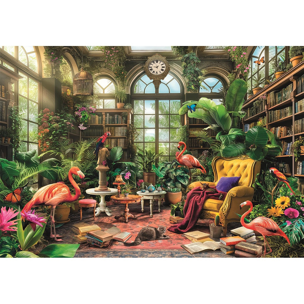 Colour Library Greenhouse 1000-osaline Compact pusle Clementoni – detailvaade 2